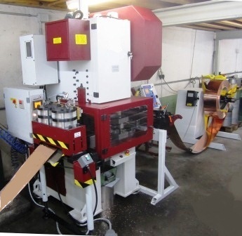 stamping line, presses, excenter press, roll feed, reel, shear